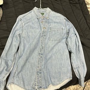 J Crew Chambray Shirt Size M